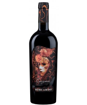 Biscardo ENIGMA Sangiovese Appassimento Rubicone I.G.T. 0.75L raudonasis vynas iš Italijos