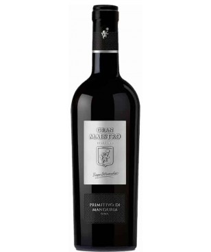 Cielo GRAN MAESTRO Primitivo di Manduria DOC 0.75 L raudonasis vynas iš Italijos. Užsisakyti internetu primitivo-vynas.lt