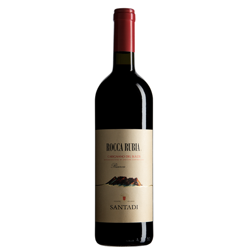 ROCCA RUBIA Riserva Carignano del Sulcis DOC 0,75 L raudonasis vynas iš Sardinijos, Italija