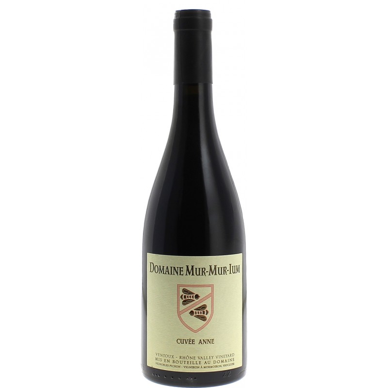 Raudonas prancūziškas vynas Domaine Mur-Mur-Ium Cuvee ANNE Ventoux APO 0.75L Raudonas prancūziškas vynas Domaine Mur-Mur-Ium Cuvee ANNE Ventoux APO 0.75L