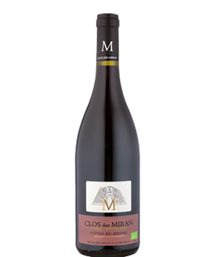 Raudonas sausas vynas iš Prancūzijos CLOS DES MIRAN Côtes du Rhône 0.75 L