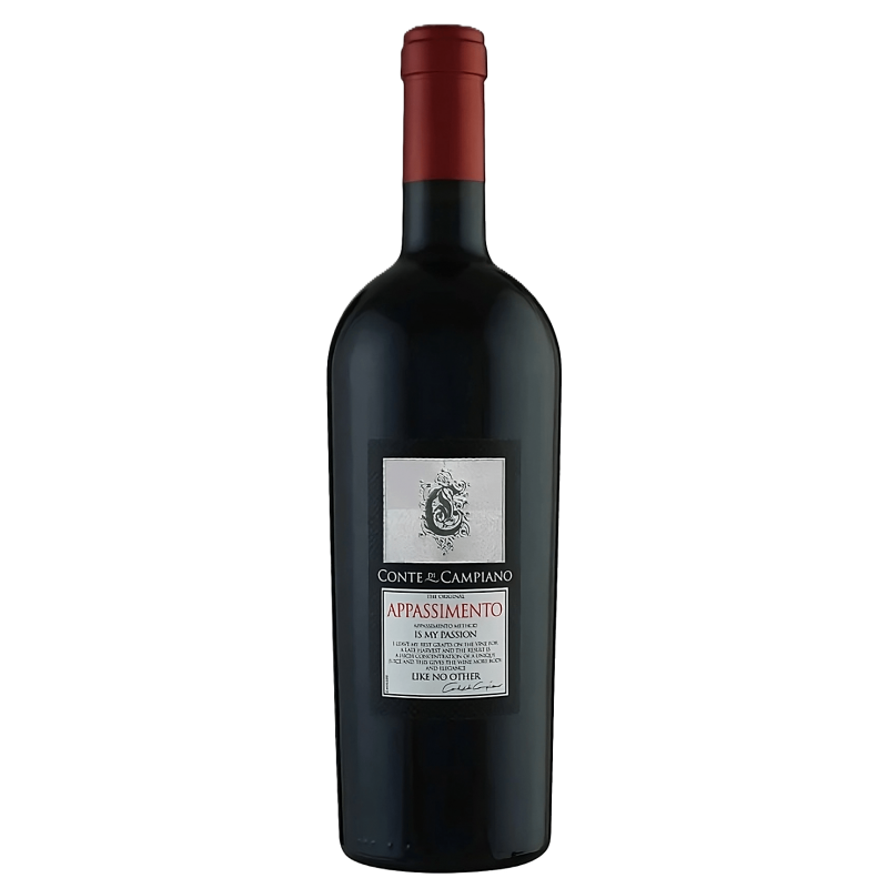 Raudonas vynas Conte di Campiano Negroamaro Passito IGT Salento butelis Raudonas vynas Conte di Campiano Negroamaro Passito IGT Salento butelis