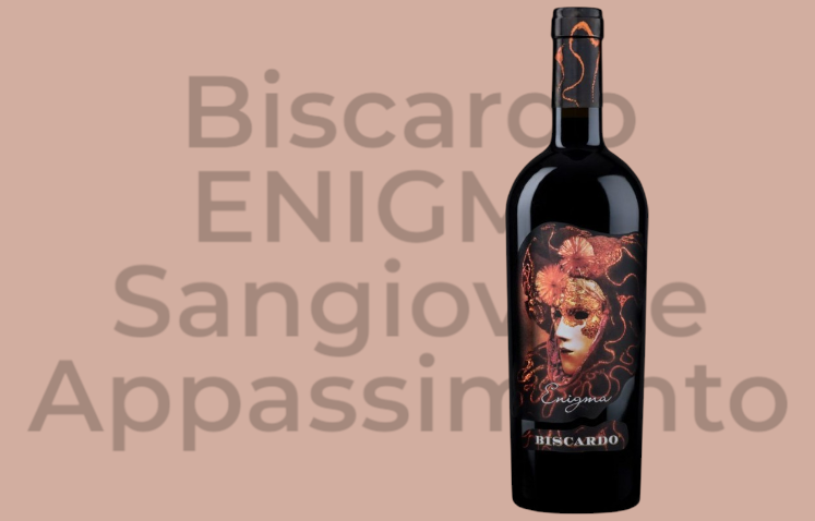 Vyno butelis Biscardo ENIGMA Sangiovese Appassimento Rubicone